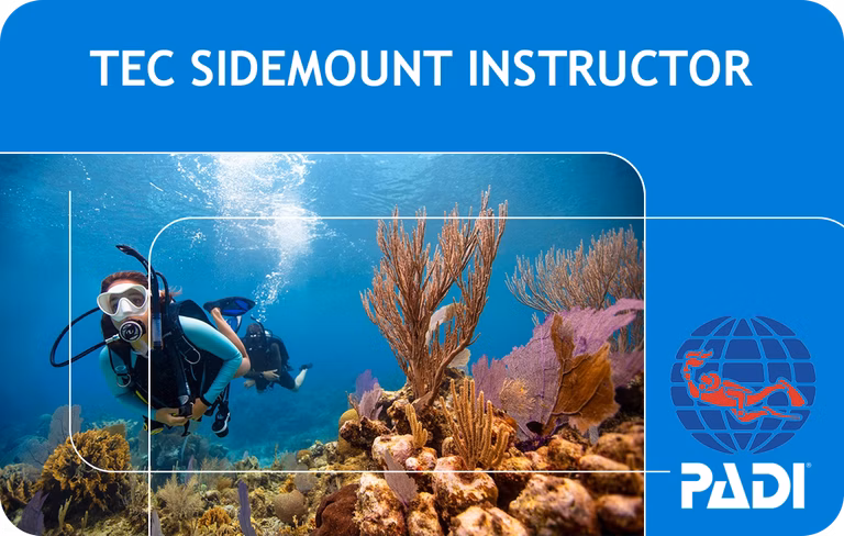 PADI Tec Sidemount Instructor (Bali)