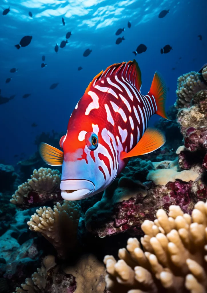 beautiful exotic colorful fish - dive sites