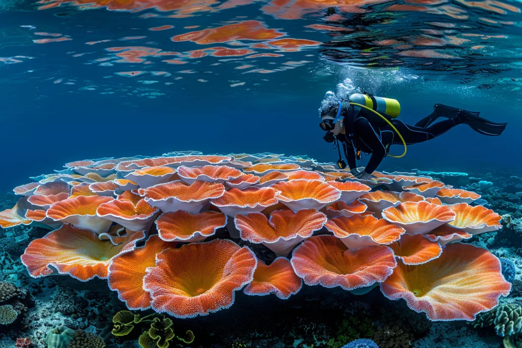 amazing marine life coral underwater - Bali Dive Resort