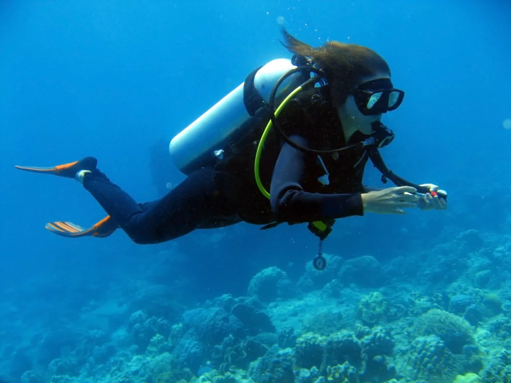 a scuba diver - Bali Dive Resort