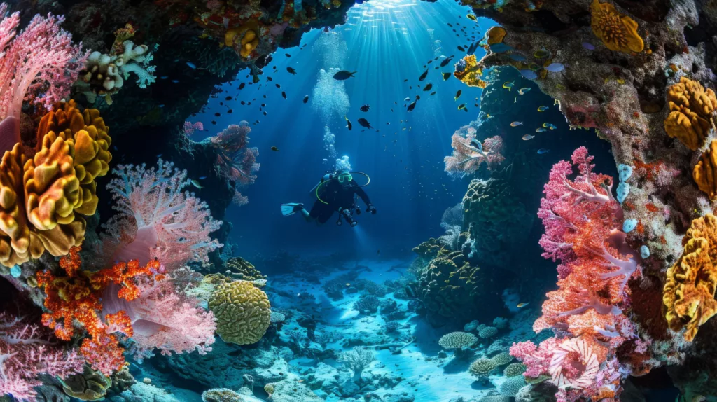 bali diving with beautiful marine life