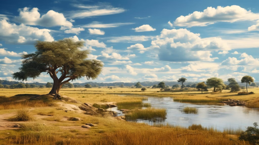 beautiful savanna kubu bali 