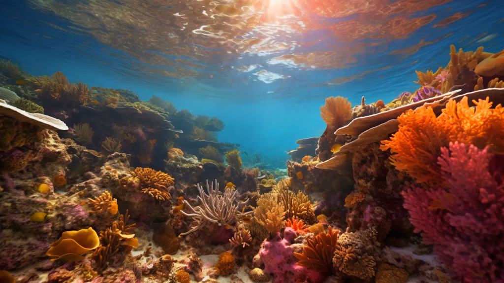underwater landscape - Bali Dive Resort