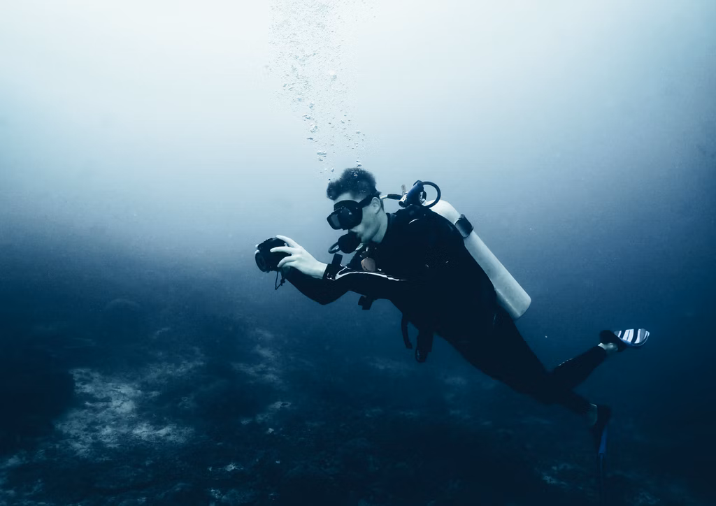 Night diving experience at Bali Dive Resort in paradise