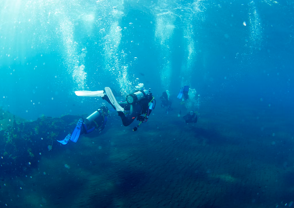 Explore open water diving courses in Bali's stunning waters.